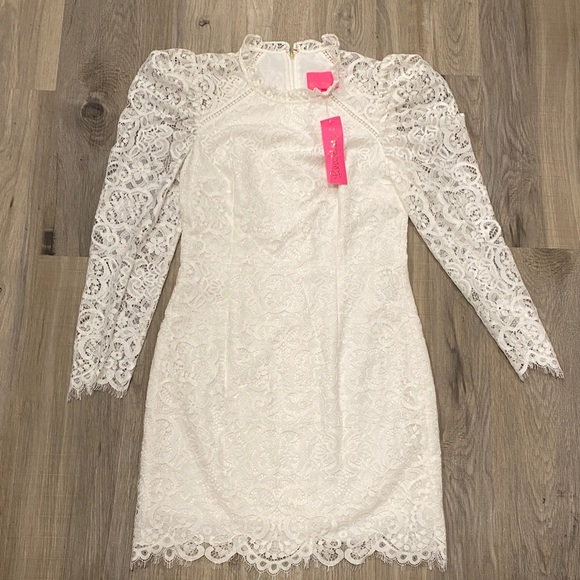 Lilly Pulitzer NWT Lace Long Sleeve Dress - Picture 1 of 6